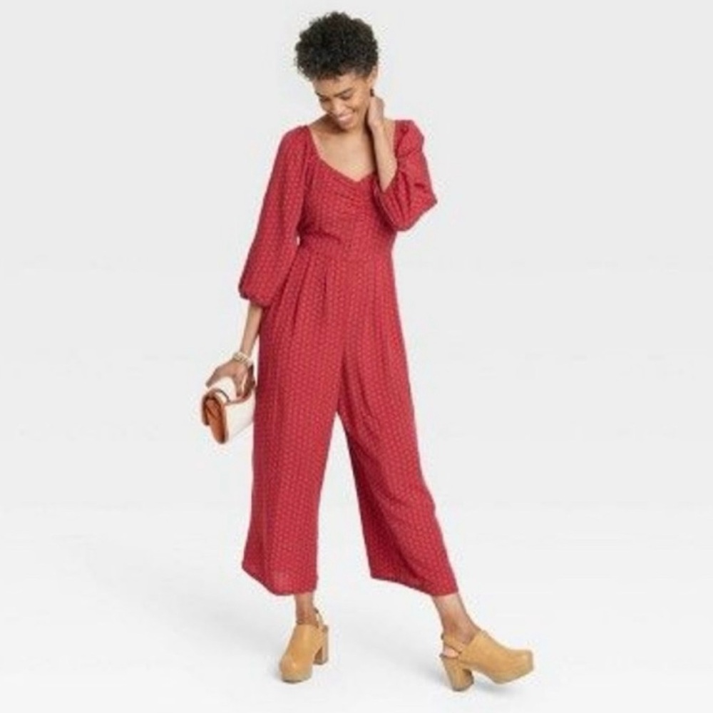 Knox Rose Floral Off The Shoulder Jumpsuit Women's XL